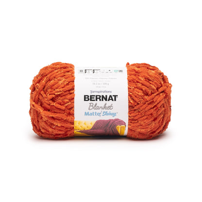 Bernat Blanket Matte & Shiny Yarn (300g/10.5oz) Orange Leaf Luster