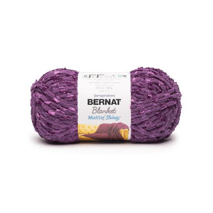 Bernat Blanket Matte & Shiny Yarn (300g/10.5oz) Deep Grape Luster