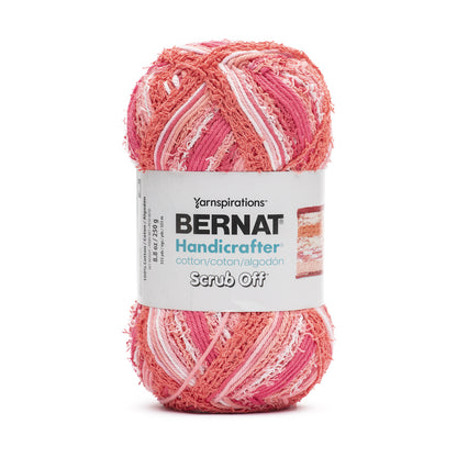 Bernat Handicrafter Scrub Off Yarn - Discontinued Shades Energetic Pink