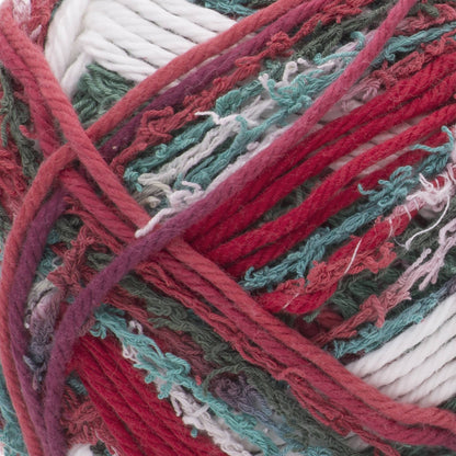 Bernat Handicrafter Scrub Off Yarn - Discontinued Shades Holly Jolly