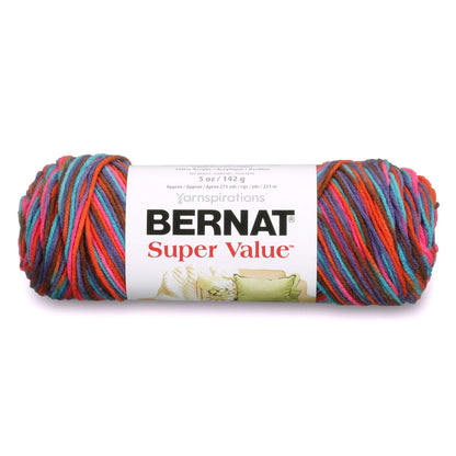 Bernat Super Value Variegates Yarn - Discontinued Shades Sedona Sunset