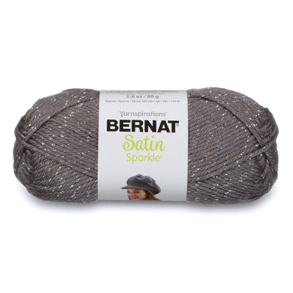 Bernat Satin Sparkle Yarn - Discontinued Shades Platinum