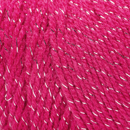 Bernat Premium Sparkle Yarn Hot Pink Sparkle