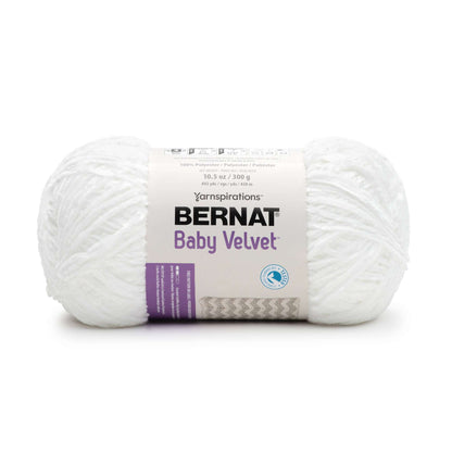 Bernat Baby Velvet Yarn (300g/10.5oz) - Clearance Shades Snowy White