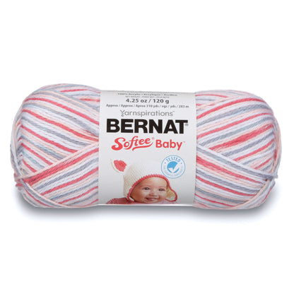 Bernat Softee Baby Variegates Yarn - Discontinued Shades Princess Pebbles Ombre