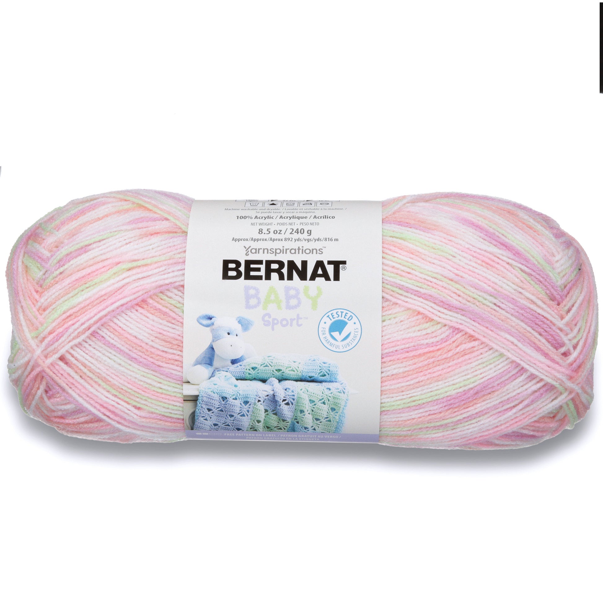 A Detailed Review of Bernat Big Ball Baby Sport Ombre Yarn - Krissys Over  The Mountain Crochet