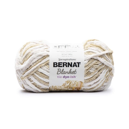 Bernat Blanket Tie Dye-ish Yarn (300g/10.5oz) - Discontinued Shades Whispy White