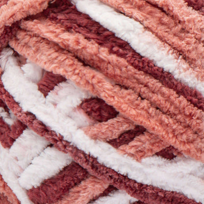Bernat Blanket Tie Dye-ish Yarn (300g/10.5oz) - Discontinued Shades Deep Red Forest