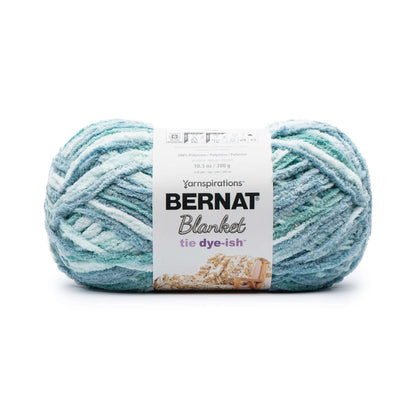 Bernat Blanket Tie Dye-ish Yarn (300g/10.5oz) - Discontinued Shades Tropical Sea