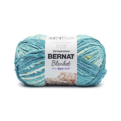 Bernat Blanket Tie Dye-ish Yarn (300g/10.5oz) - Discontinued Shades Zesty Teal