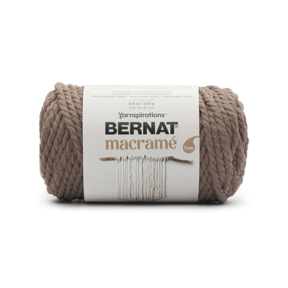 Bernat Macrame Yarn - Discontinued Shades Gray Brown