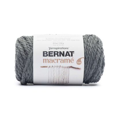 Bernat Macrame Yarn - Discontinued Shades Charcoal