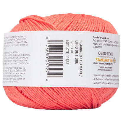 Aunt Lydia's Baby Shower Crochet Thread Size 3 - Clearance Shades Flamingo