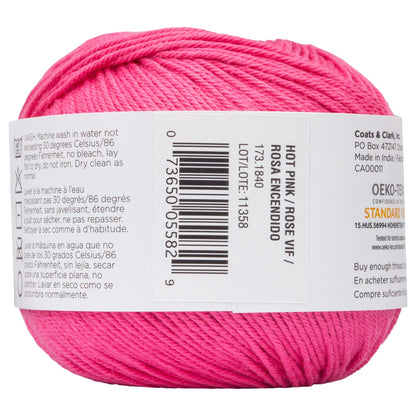 Aunt Lydia's Baby Shower Crochet Thread Size 3 - Clearance Shades Hot Pink
