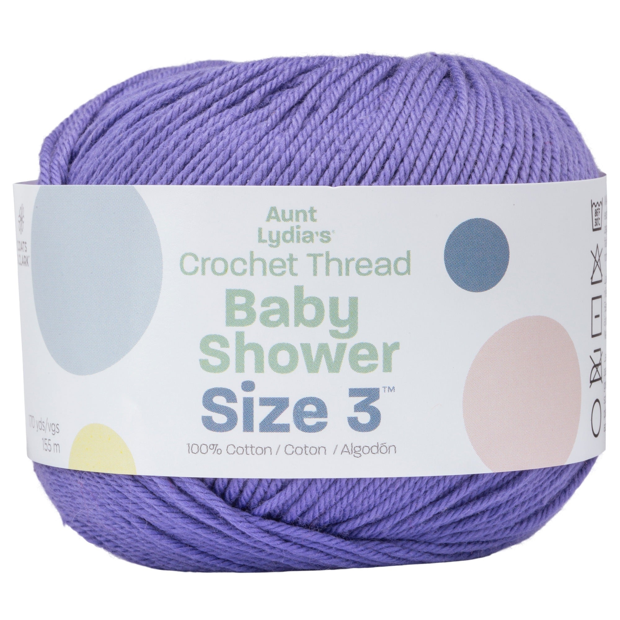 Aunt Lydia's Baby Shower Crochet Thread Size 3 - Discontinued Shades