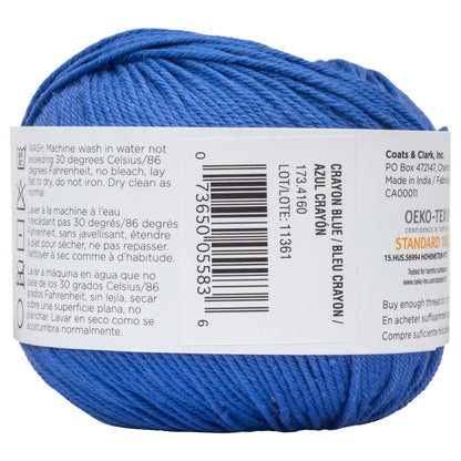 Aunt Lydia's Baby Shower Crochet Thread Size 3 - Clearance Shades Crayon Blue