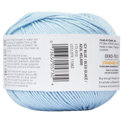 Aunt Lydia's Baby Shower Crochet Thread Size 3 - Clearance Shades Icy Blue