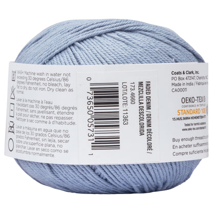 Aunt Lydia's Baby Shower Crochet Thread Size 3 - Clearance Shades Faded Denim