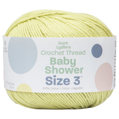 Aunt Lydia's Baby Shower Crochet Thread Size 3 - Clearance Shades Tourmaline