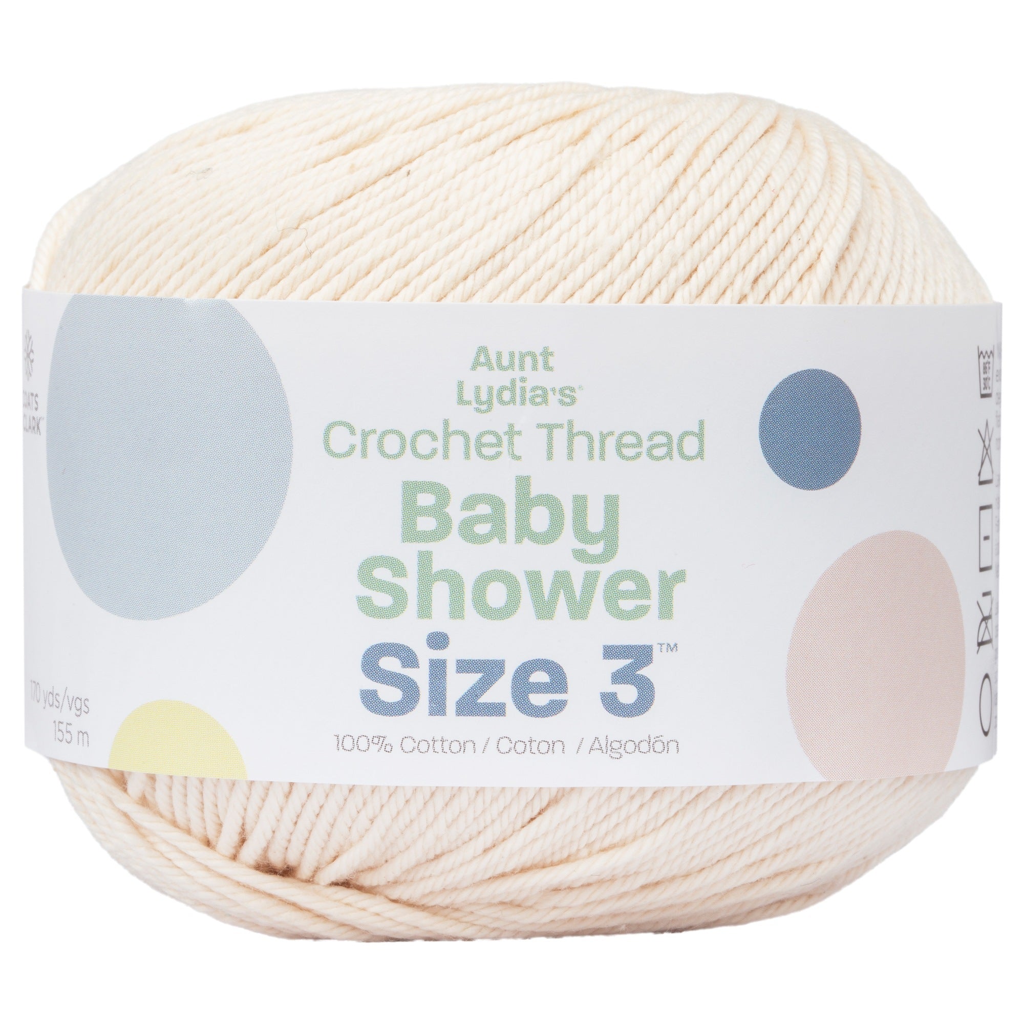 Aunt Lydia's Baby Shower Crochet Thread Size 3 - Discontinued Shades