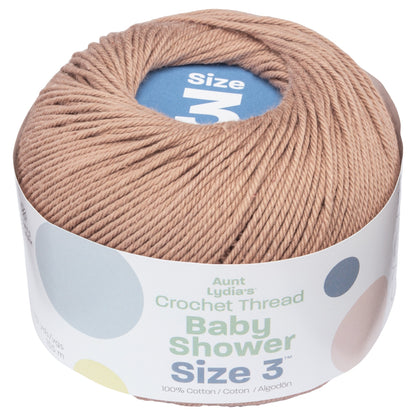 Aunt Lydia's Baby Shower Crochet Thread Size 3 - Clearance Shades Dogwood