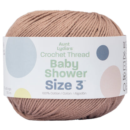Aunt Lydia's Baby Shower Crochet Thread Size 3 - Clearance Shades Dogwood