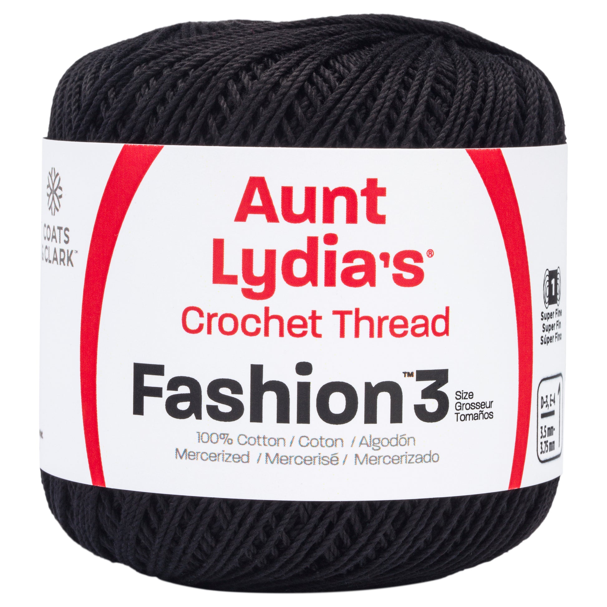 Aunt Lydia's Fashion Crochet Thread Size 3 Natural
