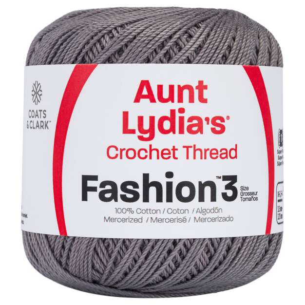 Aunt Lydia's Fashion Crochet Thread Size 3 Stone