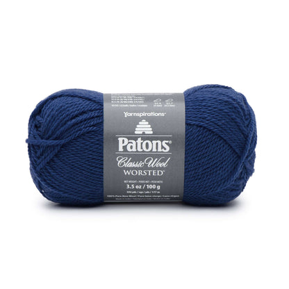 Patons Classic Wool Worsted Yarn - Discontinued Shades Royal Blue