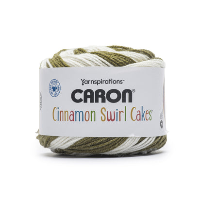 Caron Cinnamon Swirl Cakes Yarn Moss Swirl