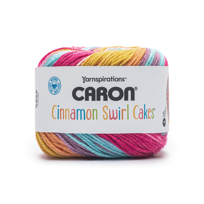 Caron Cinnamon Swirl Cakes Yarn, Retailer Exclusive Berry Twist