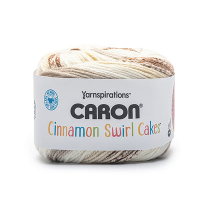 Caron Cinnamon Swirl Cakes Yarn - Retailer Exclusive Chocolate Swirl