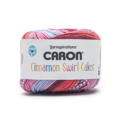 Caron Cinnamon Swirl Cakes Yarn Strawberry Swirl