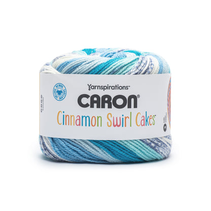 Caron Cinnamon Swirl Cakes Yarn - Retailer Exclusive Snow Cone