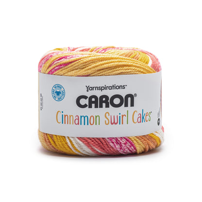 Caron Cinnamon Swirl Cakes Yarn Tangerine Twist