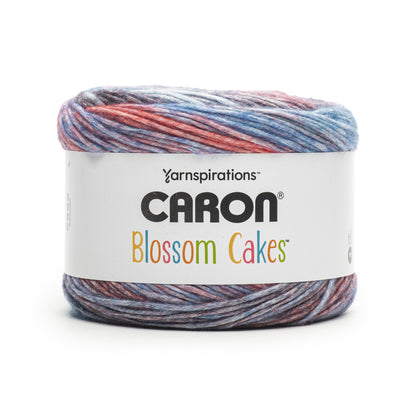Caron Blossom Cakes Yarn Blue Geranium