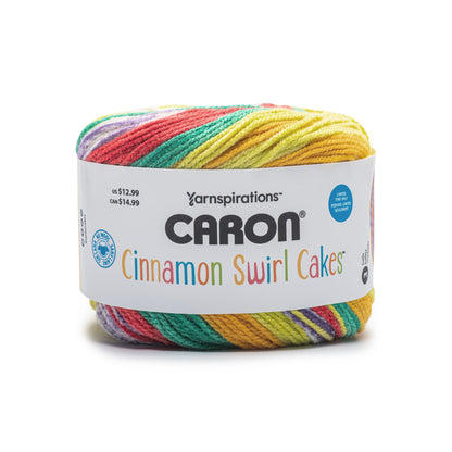 Caron Cinnamon Swirl Cakes Yarn (227g/8oz) - Retailer Exclusive Citrus Twist