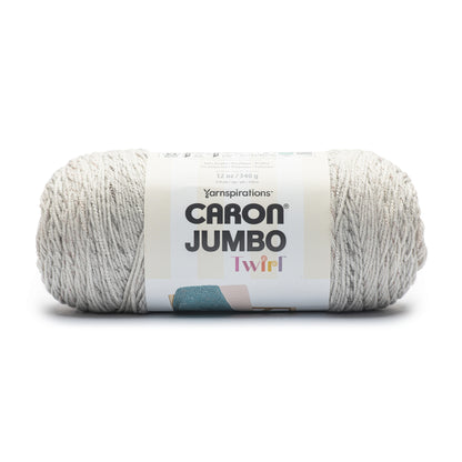 Caron Jumbo Twirl Yarn (340g/12oz) Soft Gray Ribbon