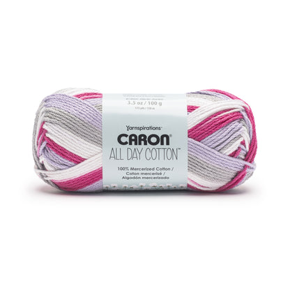 Caron All Day Cotton Prints Yarn (100g/3.5oz) Lavender Haze