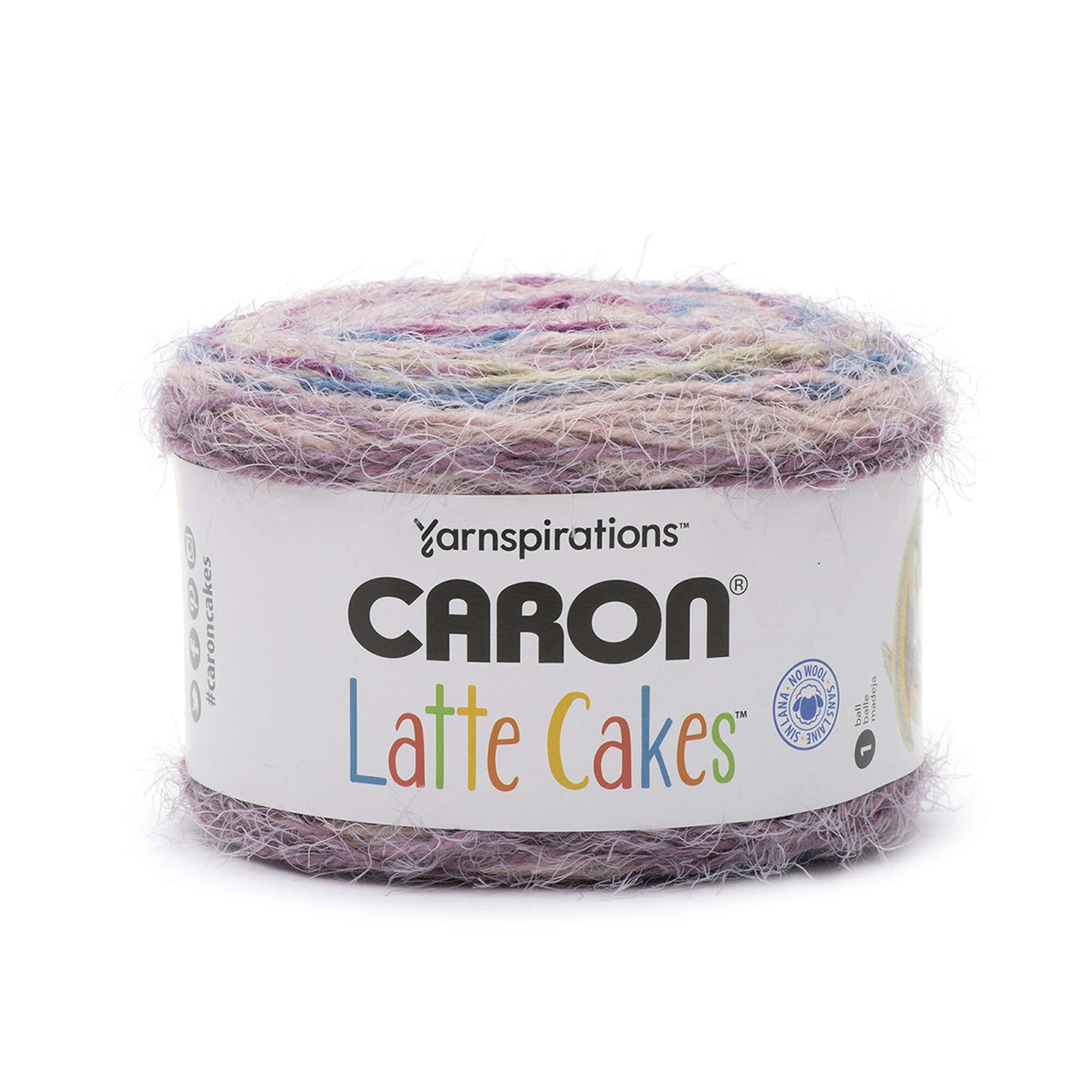  CARON Cinnamon Swirl Cakes Colour is Lilac and Lime