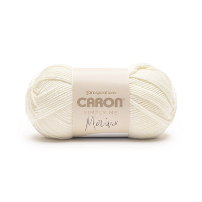 Caron Simply Me Merino Yarn (100g/3.5oz) Heirloom White