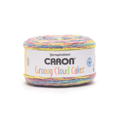 Caron Groovy Cloud Cakes Yarn (227g/8oz) - Retailer Exclusive Candy Bowl