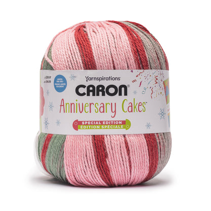 Caron Anniversary Cakes Yarn Special Edition (1000g/35.3oz) - Retailer Exclusive Holly Jolly