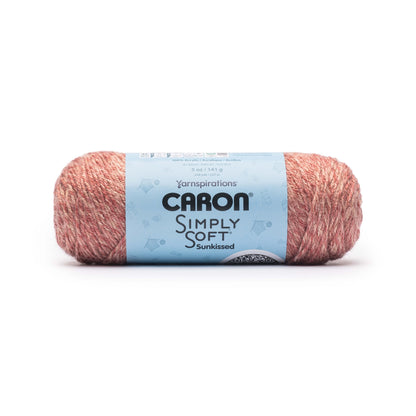 Caron Simply Soft Sunkissed Yarn (141g/5oz) Orange Tonal