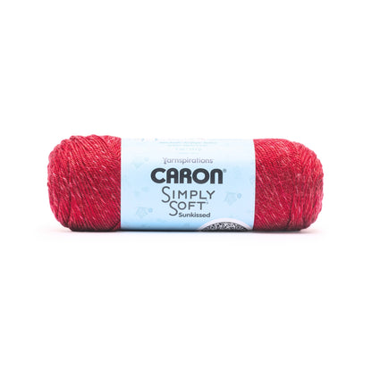Caron Simply Soft Sunkissed Yarn (141g/5oz) Tomato Tonal