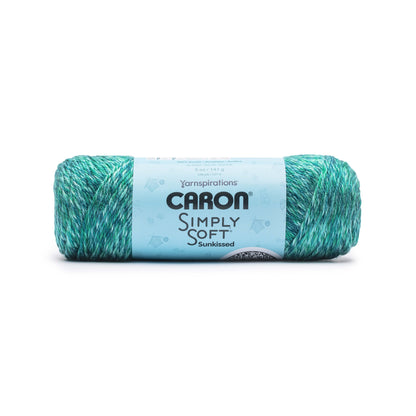 Caron Simply Soft Sunkissed Yarn (141g/5oz) Turquoise Tonal