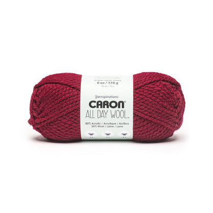 Caron All Day Wool Yarn (170g/6oz) Berry Red