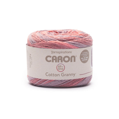 Caron All in One Cotton Granny (160g/5.6oz) Sangria Splash