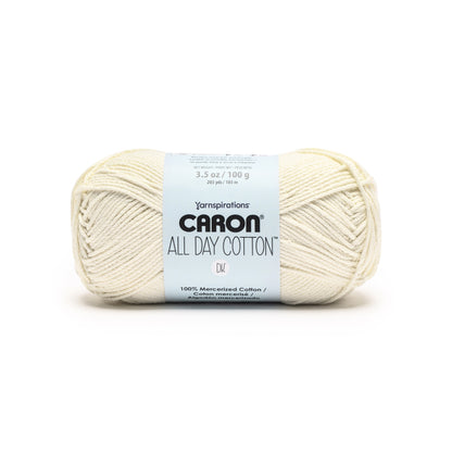 Caron All Day Cotton DK Yarn (100g/3.5oz) Cream