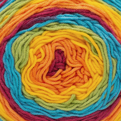 Caron Big Cakes Yarn - Clearance Shades Rainbow Jellys